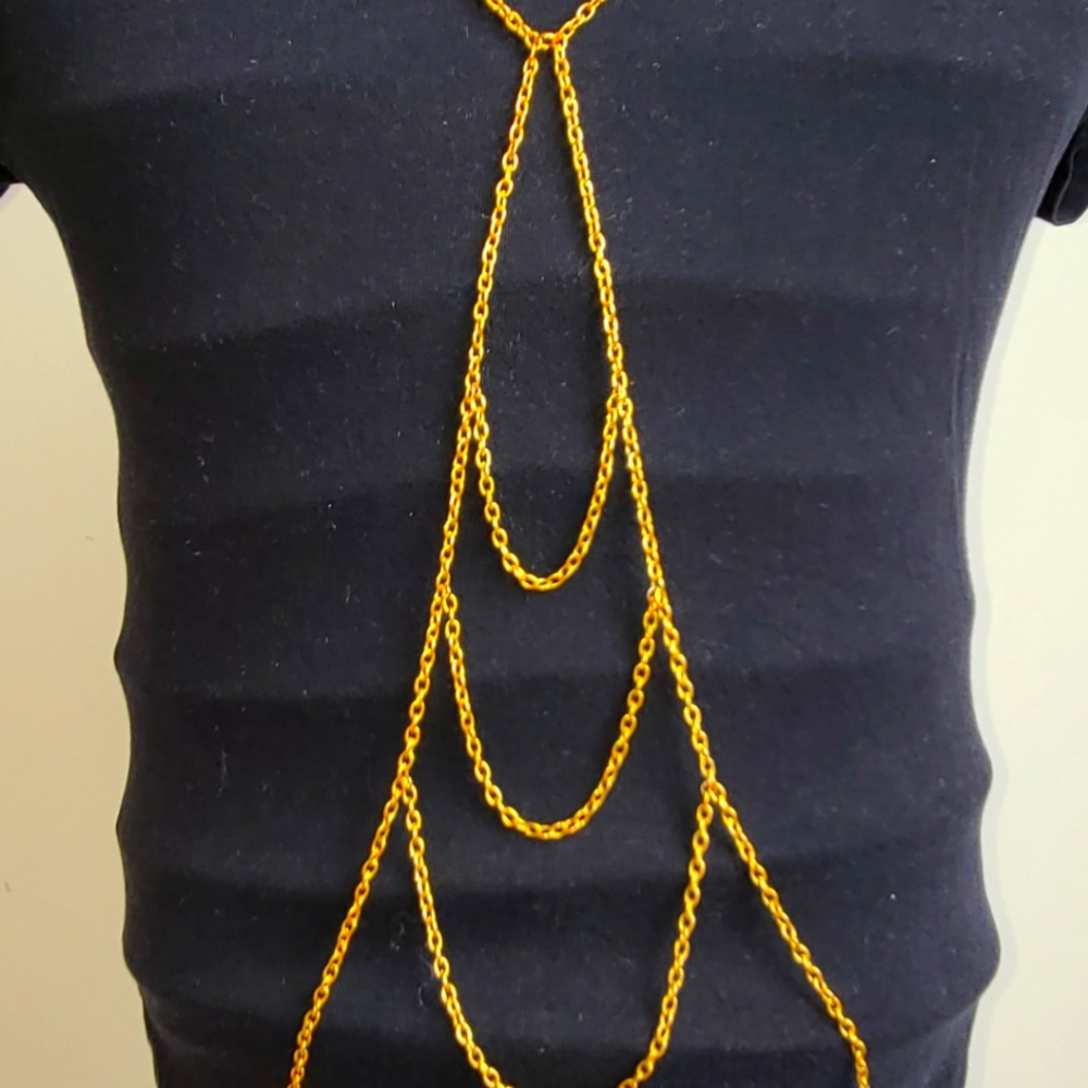 Gold Body Chain - Picture 2 of 3